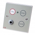 Emergency call point, button reset, with remote socket, can make std and emcy calls